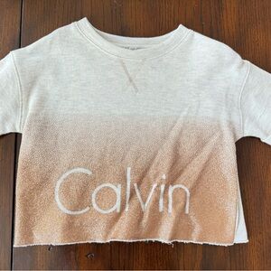 Calvin Klein Beige and Cream short sleeve
